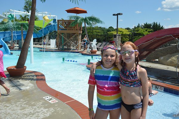 summer camp family fun pool